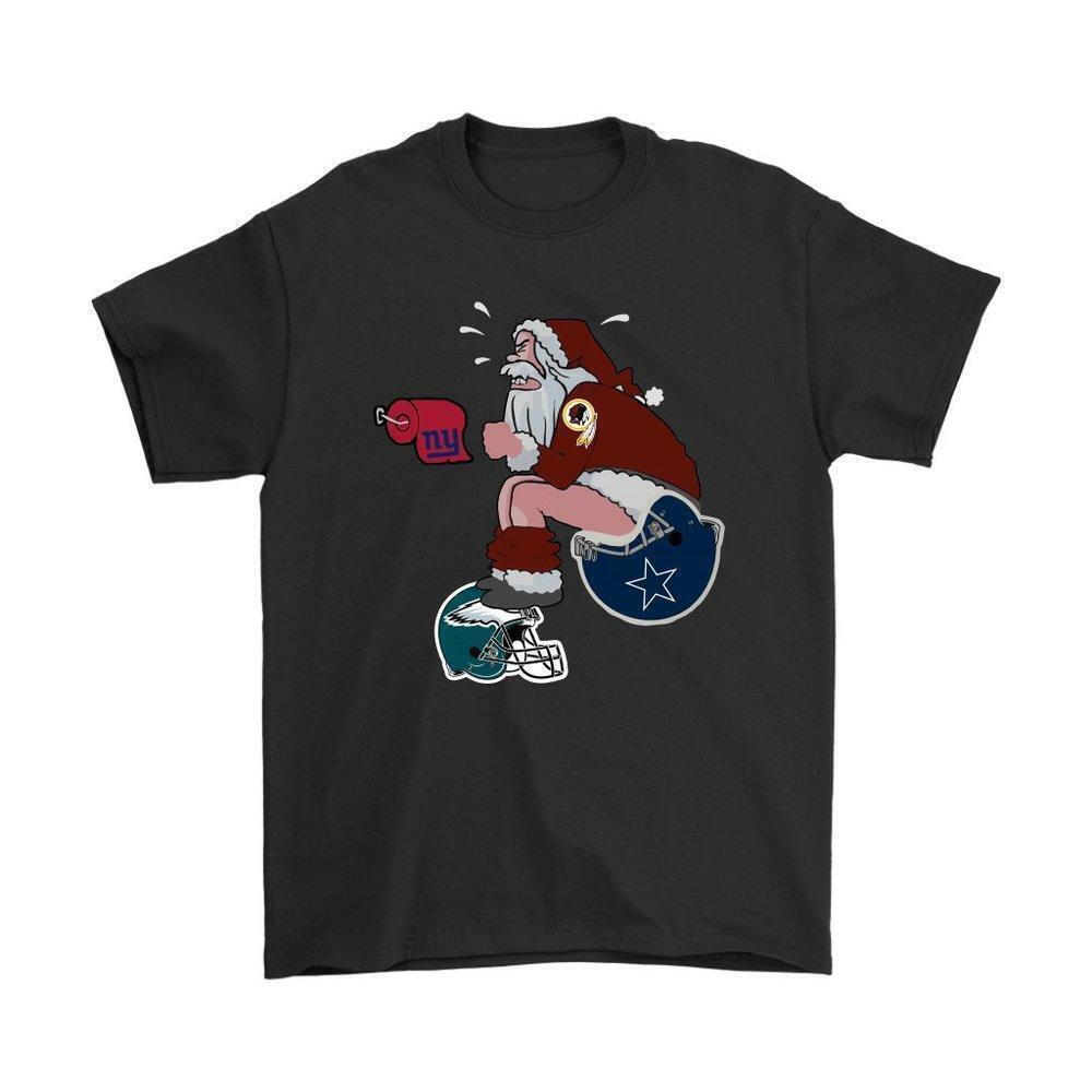 Santa Claus Washington Redskins On Other Teams Christmas Tshirt